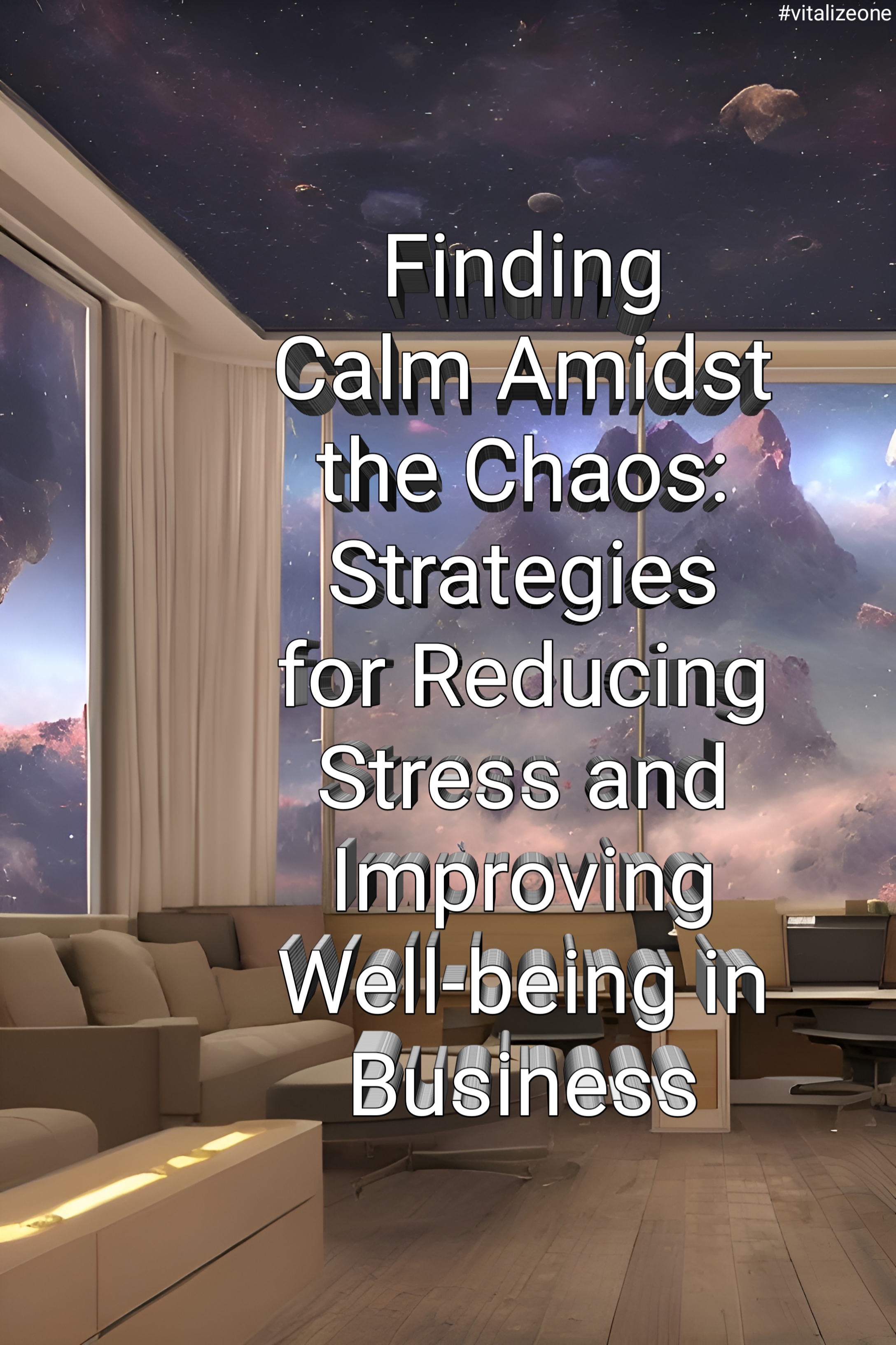 Finding Calm Amidst the Chaos: Strategies for Reducing Stress and Improving Well-being in Business | VitalyTennant.com | #vitalizeone 3