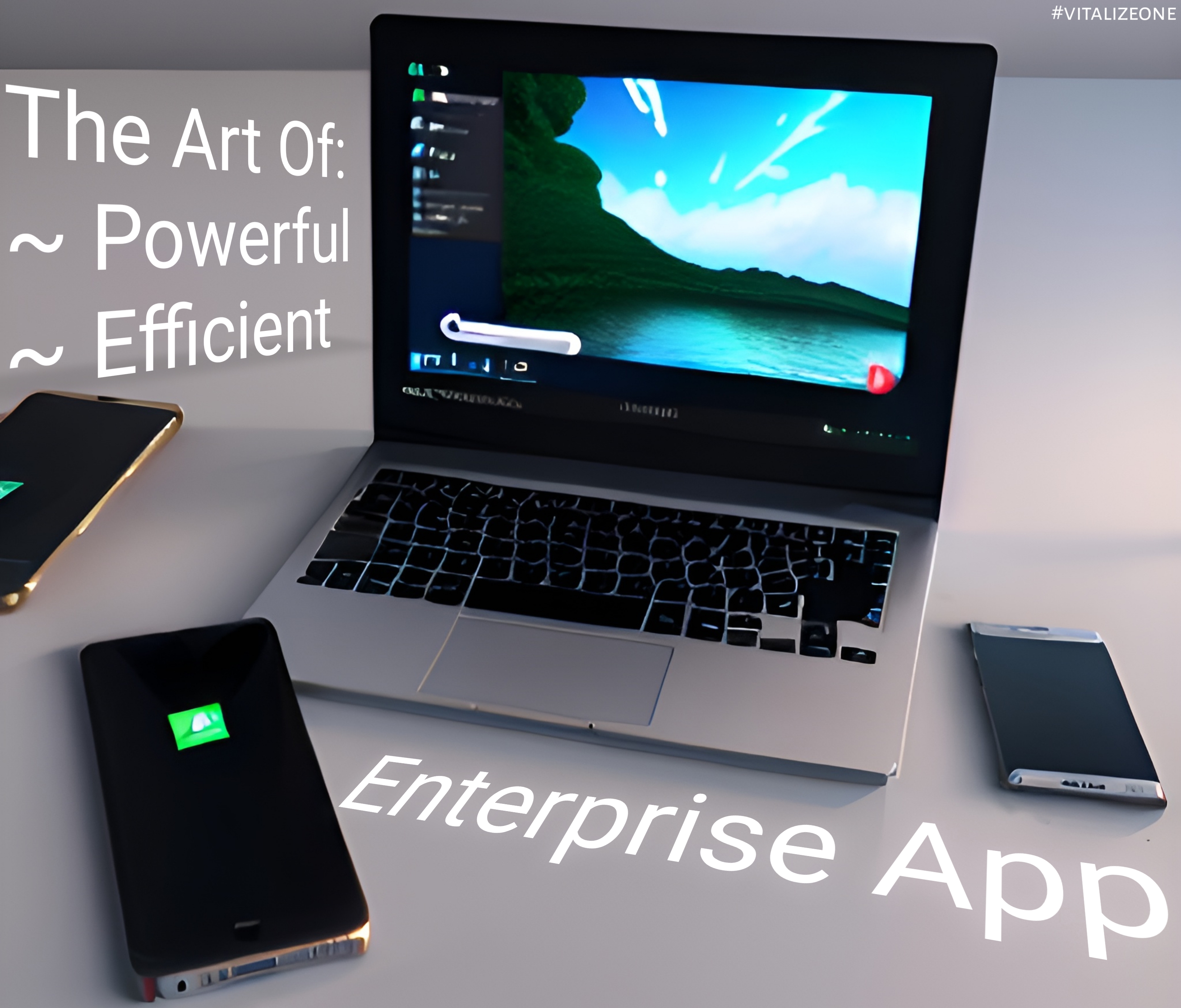 The Art of Creating Powerful and Efficient Enterprise App | VitalyTennant.com | #vitalizeone 1